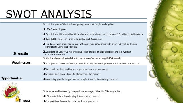 conduct the portfolio analysis of various brands of hul wrt categories product lines swot analysis of lever ayush